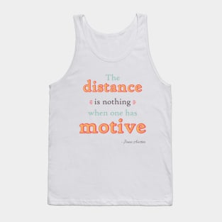 Jane Austen's Pride and Prejudice Inspirational Quote Tank Top